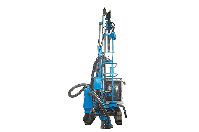 Integrated DTH drilling rig